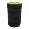 4pcs 1Celsius7 1Celsius8 RC   Car Tires Wheel Rims Sturdy Plastic Fashionable 17mm RC   Racing Tyres Replacement for