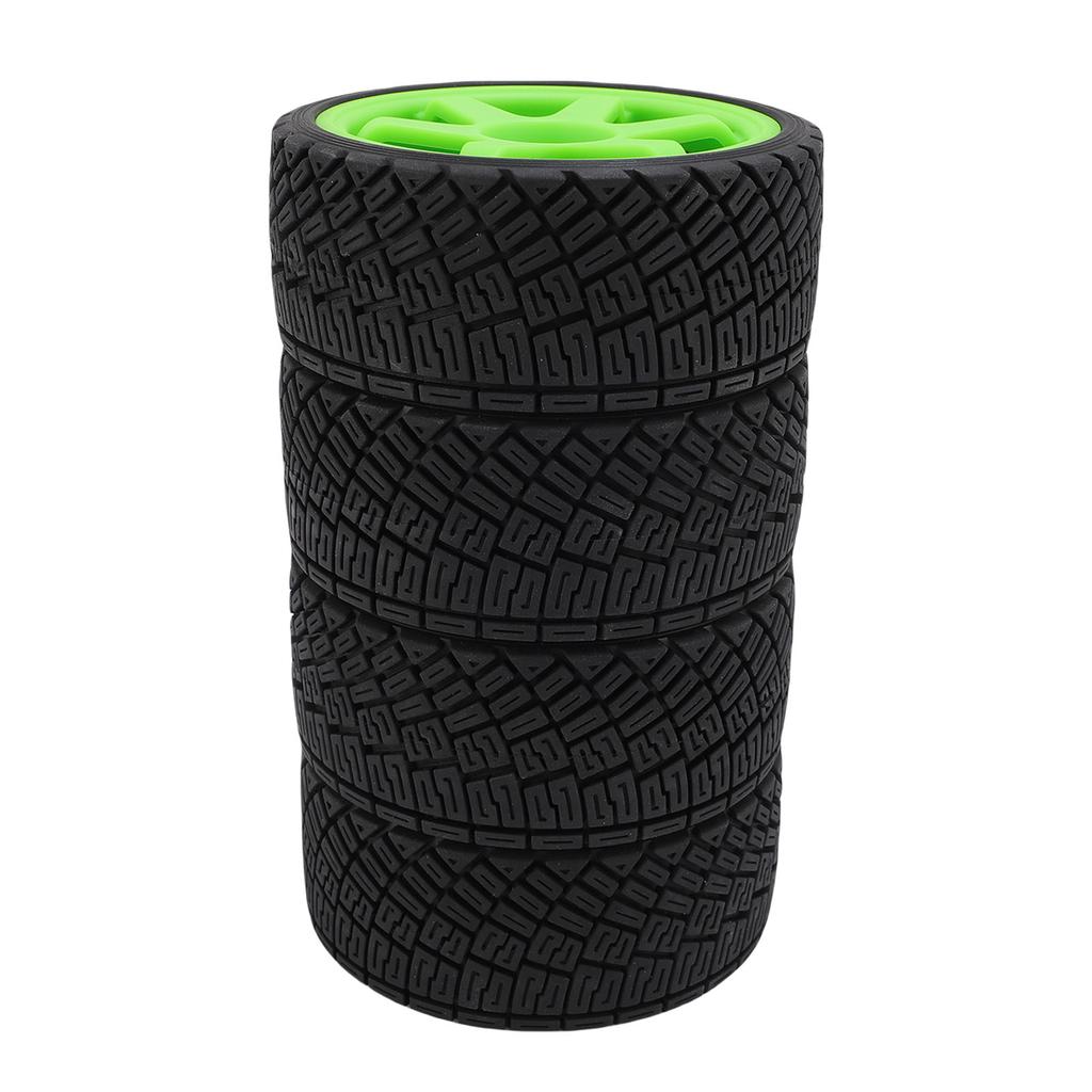4pcs 1Celsius7 1Celsius8 RC   Car Tires Wheel Rims Sturdy Plastic Fashionable 17mm RC   Racing Tyres Replacement for