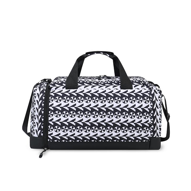 

Travel bag with large capacity, student accommodation bag, gym bag, multifunctional bag with separate shoe compartment, swimming shoulder bag, 52*26*28No Pendant