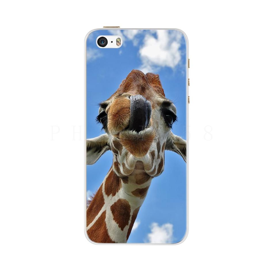 Case For iPhone 5 5S SE Case Silicone Soft TPU Cute Cartoon Pattern Protector Shell For iPhone 6 6S 5 iPhone6S Case Cover Fundas