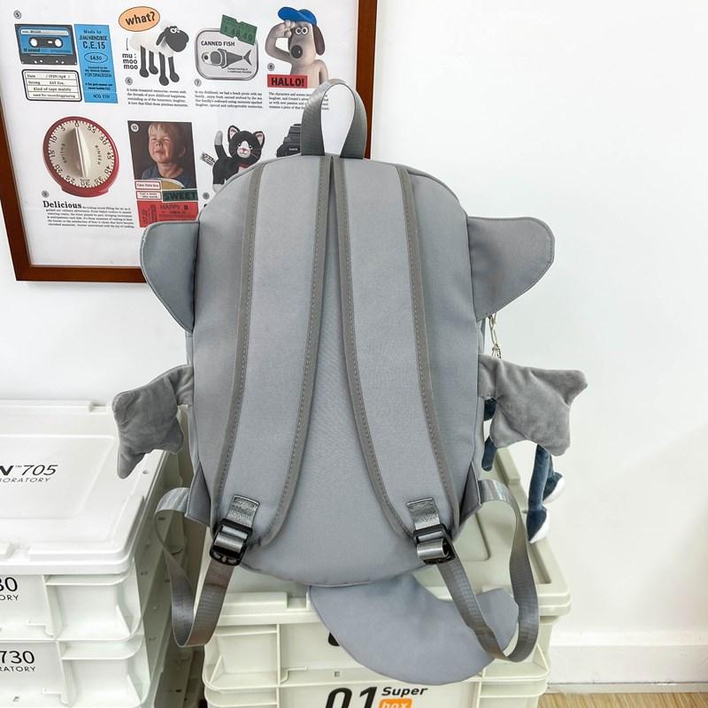 Whale Design Backpacks Casual Daypack with Spikes Adult Cute Dragon Backpack Dinosaur  Lizard Waterproof Girls Birthday Gift