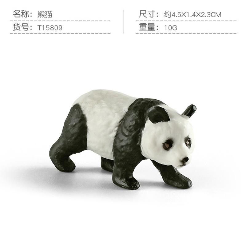 Adorable Pvc Cuddly Panda And Baby Cub Static Model Toy For Animal Lovers