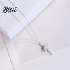 Versatile Style Necklace Mini Eight-Pointed Star for Women Rhinestone Polished