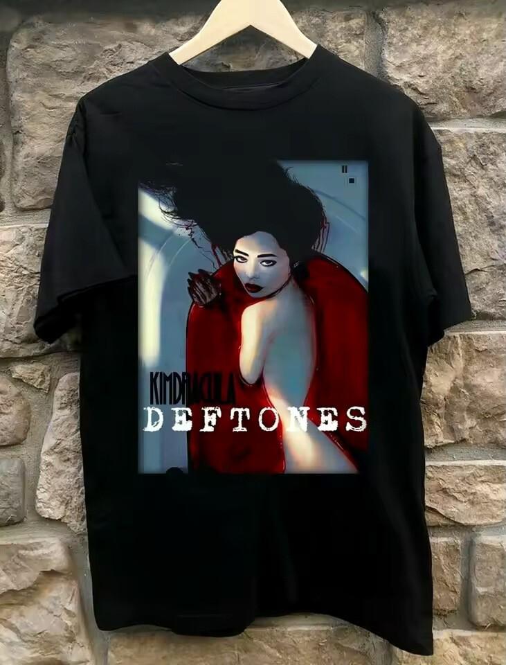Kimdracula Deftones Band Gift For Fan Unisex Black T-shirt Size S-5XL Unisex T-Shirt XXXXL
