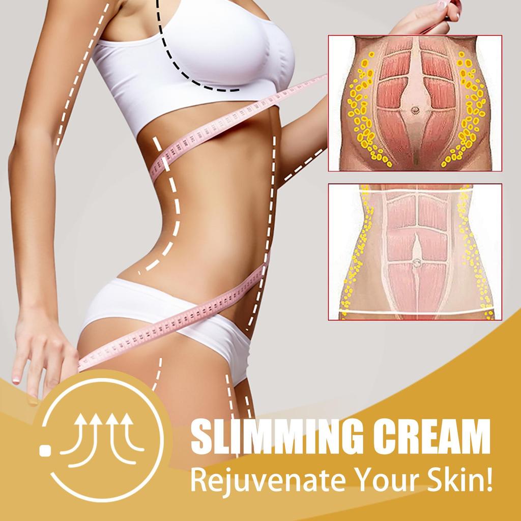 West&Month Ginger Slimming & Shaping Cream Slimming & Firming Body Slimming Massage Cream for Big Belly & Thigh Muscle Removal