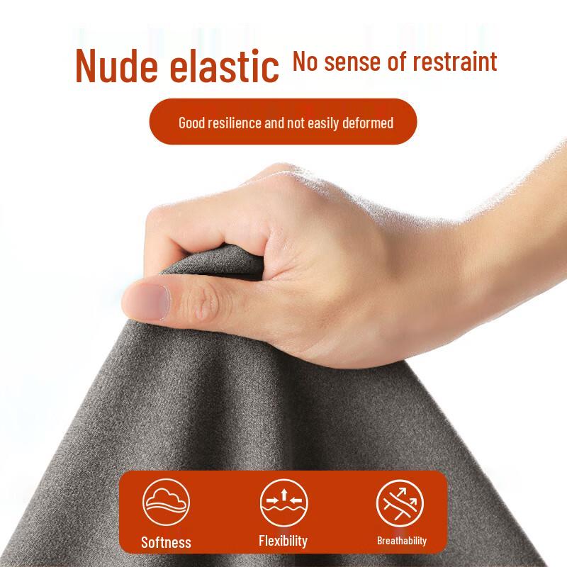 JEANSWEST LIFE Men's Fleece-Lined Long-Sleeve T-Shirt