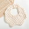 Cotton Yarn Anti-vomiting Bibs Cartoon Saliva Towel Cute Baby Drooling Bibs  Feeding Accessories