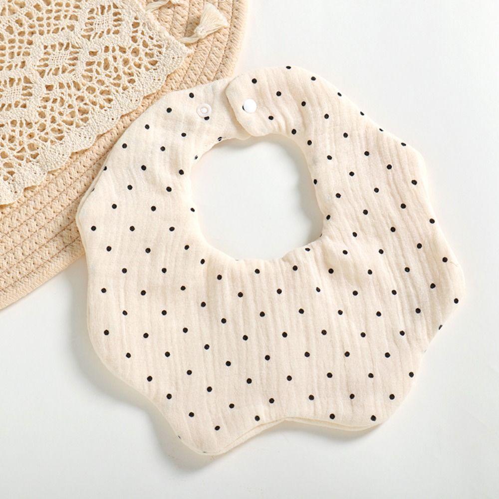 Cotton Yarn Anti-vomiting Bibs Cartoon Saliva Towel Cute Baby Drooling Bibs  Feeding Accessories