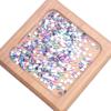 2mm Square Acrylic Small Rhinestone Nail Art Accessories for UV Gel Nail Design