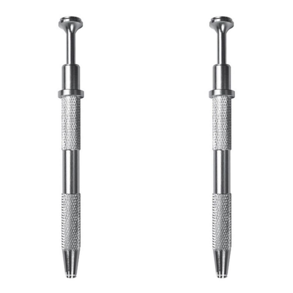 2Pcs Multipurpose 4 Claws Tweezer Non-slip Precision Parts Grabber Pick Up Puller  Screws