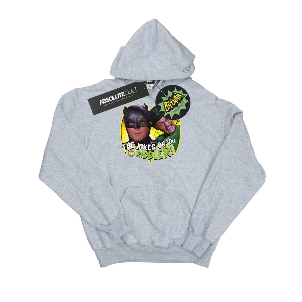 DC Comics Mens Batman TV Series The Riddler Joke Hoodie