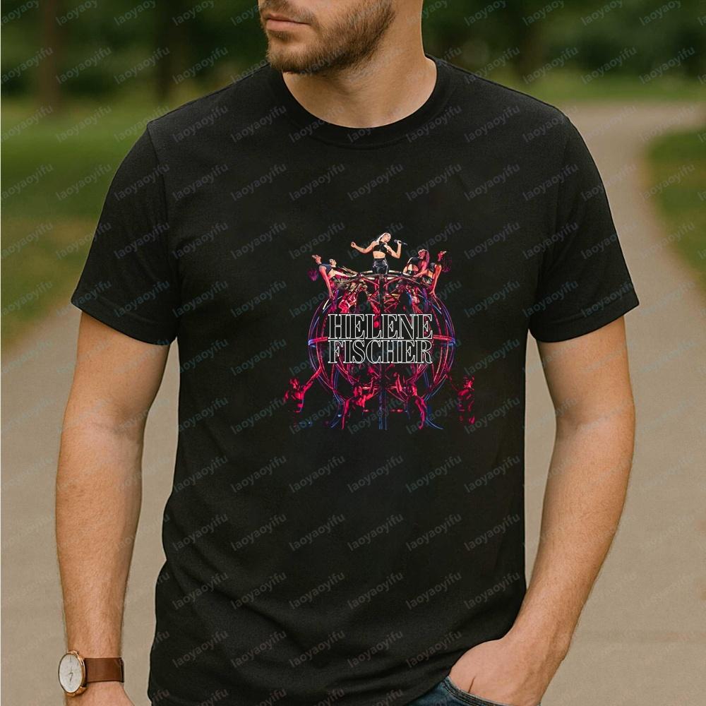 KoreanStyle Review Of Unisexs Clothing Retro Helene Fischer Printed ShortSleeved Comfortable TShirts For Both Unisex And Unisex