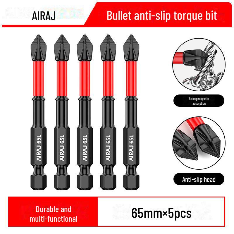 

Головка отвертки из вольфрамовой стали с магнитным покрытием, противоскользящая, ударопрочная