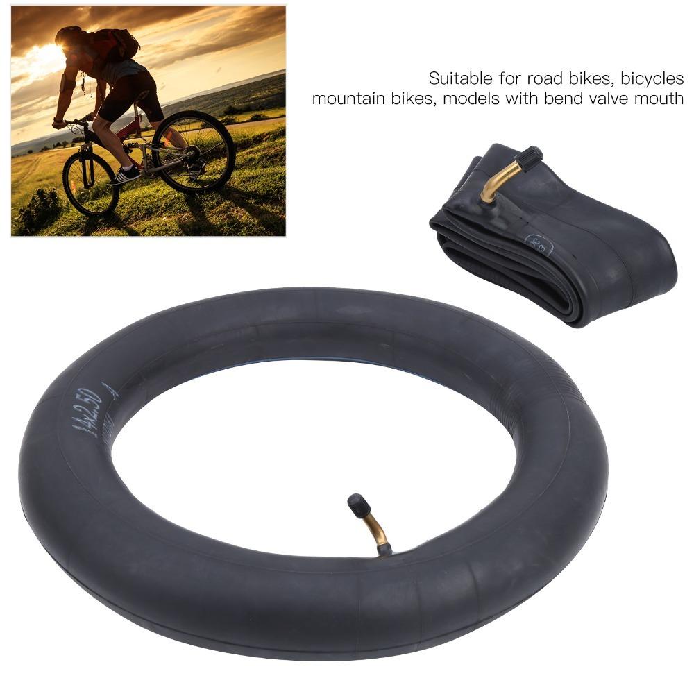 2PCS Black Inner Tube Replacement Bike Tires Tube  for BMX, Road, Mountain and  City Bikes