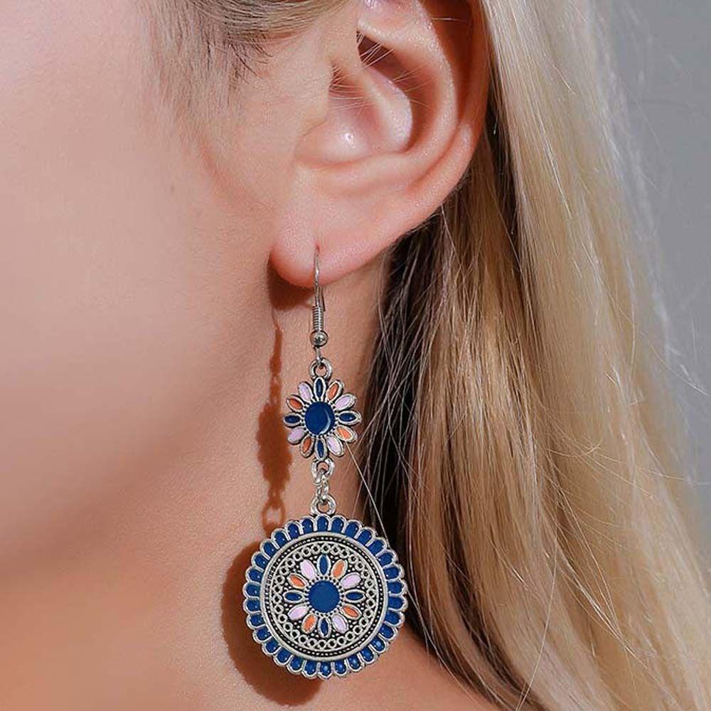 

Этнический стиль богемные серьги ювелирные аксессуары богемные висячие серьги женские