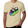 Panda Bear Beer Party T-Shirt Summer Top Boys Whites Blouse Big and Tall T Shirts for Men