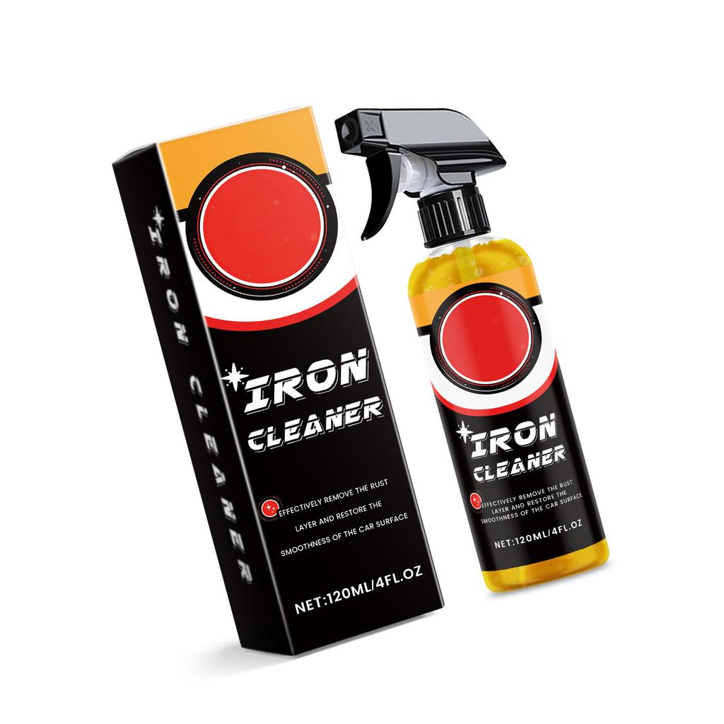 Nettoyant Rouille Extérieur Voiture 120ml Détachant Rouille Accessoire Entretien Automobile Surfaces Multiples Nettoyant Taches de Fer
