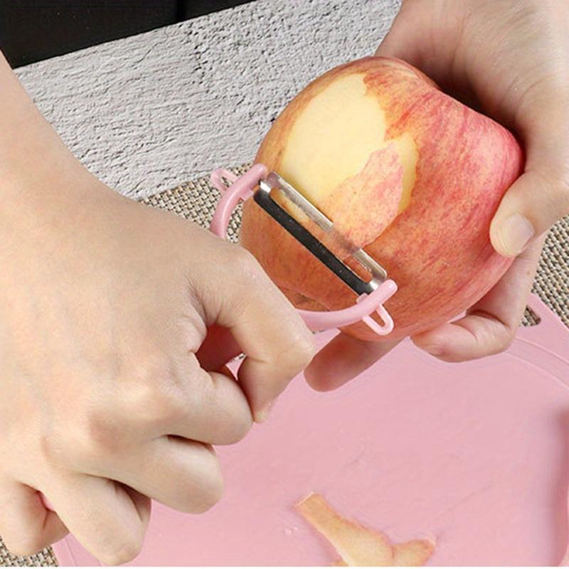 1set Random Color Fruit Knife Cutting Board Peeler Set, Paring Knife Fruit Knife Chopping Board Set, Kitchen Tools