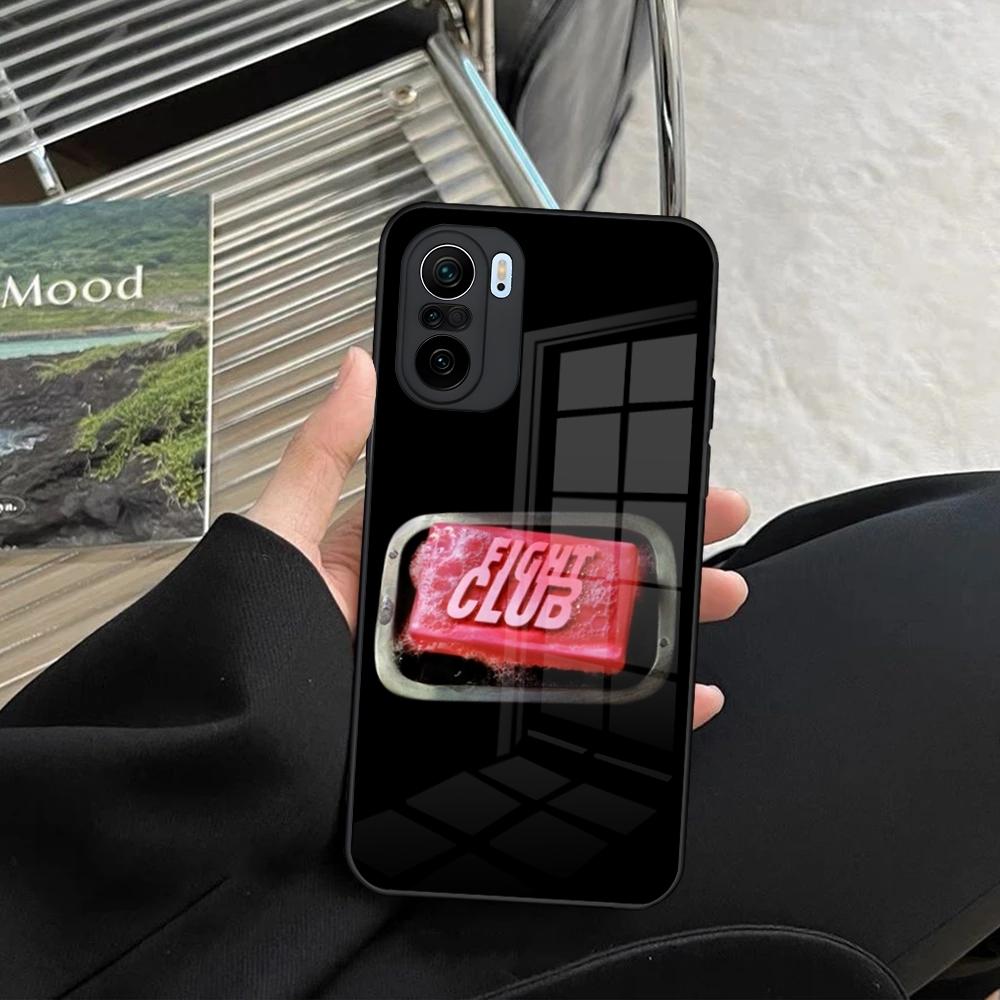 Fight Club Movie Phone Case for Xiaomi Redmi Note 14 13 12 11 Ultra Pro Lite 5G toughened glass Cover
