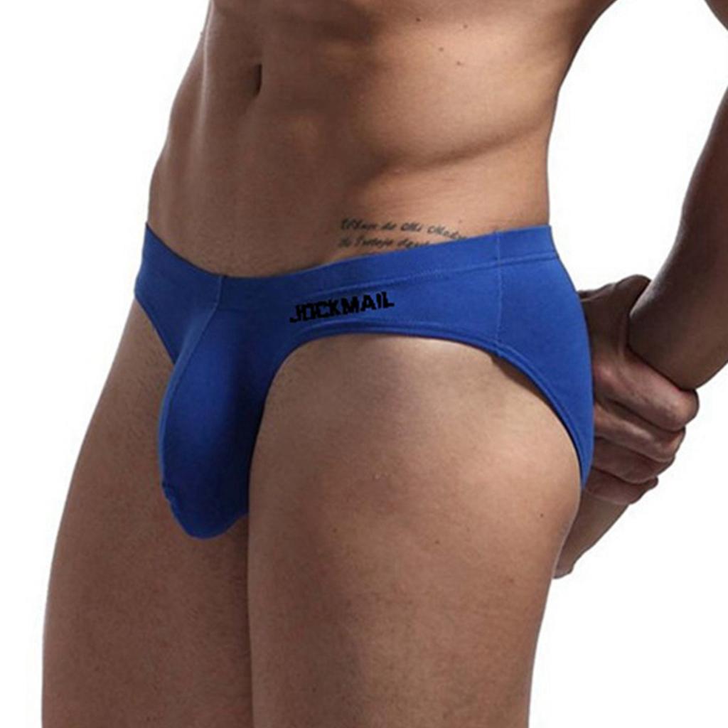 Slips JOCKMAIL Baumwolle Niedrige Taille Sport Atmungsaktiv Komfort Großer Hodensack Alltags-Herren-Slips Unterwäsche