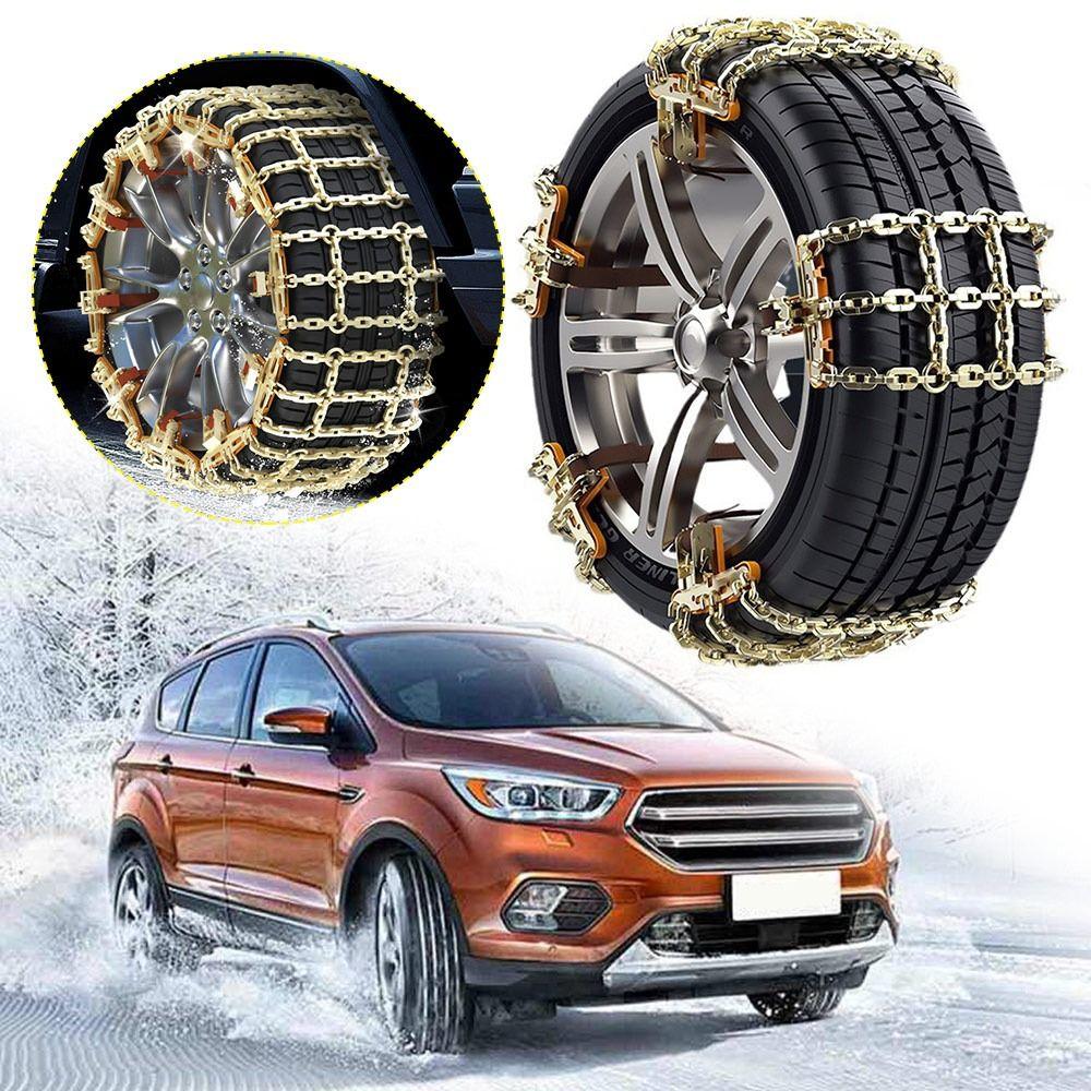 Driving Safety Car Tire Snow Chain Thickened Auto Anti-Skid Chain  for Tire Width 165-285mm