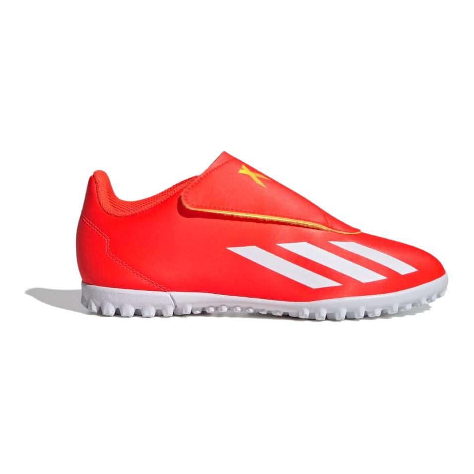 adidas X Crazyfast Club Comfortable Versatile Non-Slip Durable Low-Top Kids Soccer Shoes Kids Soccer Shoes Red IF0714