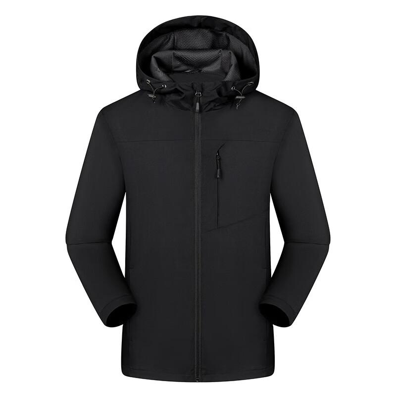 

Warrior 2025 Unisex Hooded Outdoor Windbreaker Jacket S