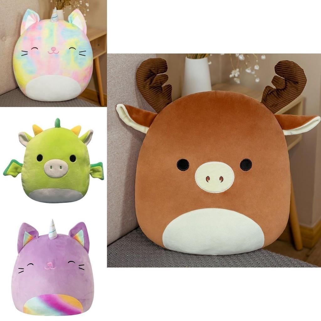 Adorabile Peluche Squishmallows Bambola Peluche Unicorno Dinosauro Morbido Cuscino per Bambini