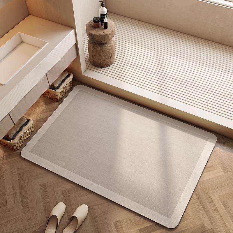 Bathroom Non-Slip Absorbent Toilet Restroom Quick-Drying Bedroom Entrance Household Decorative Mat Carpet