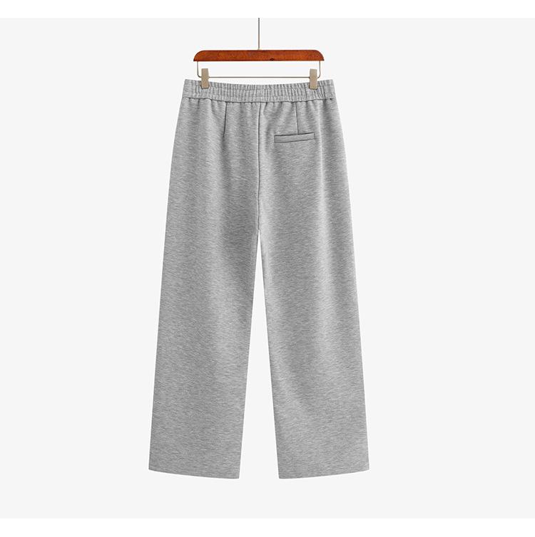 Plus Size Women's High-Waisted Wide-Leg Sweatpants - Winter 2025 Versatile Plus Velvet Pants