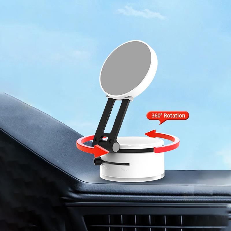 Suction Cup Magnetic Mobile Phone Holder Lazy Multifunctional Retractable Folding Portable Magnetic Mobile Mount For All Phone