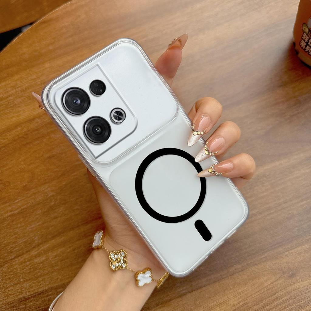 Case for OPPO Reno8 Pro 5G,Reno8 5G Anti-Fingerprint Matte Cover Big Camera Window Clear Edge Casing
