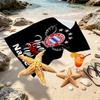 Custom Name Personalized FC Bayern Print Beach Towel, for Trip Camping Beach Party Home Decor, Birthday Gift for Family & Friends