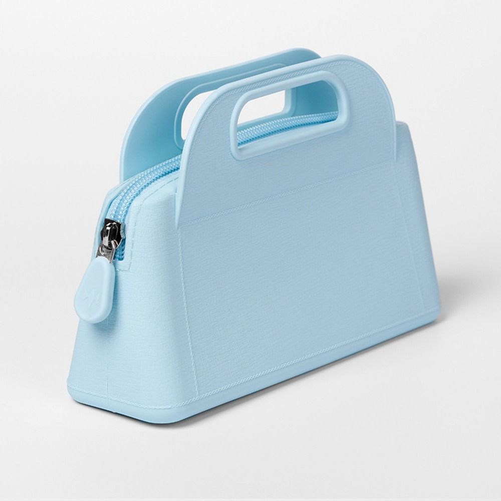 Travel Organizer Travel Storage Bag Wallet Cosmetic Bag Dust-proof Makeup Bags Silicone Handbag