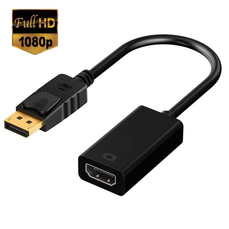 1Pc 4K DisplayPort To HDMI-compatible Video Audio Cable Adapter For PC Computer HDTV Projector DP To HDMI Converter Cable