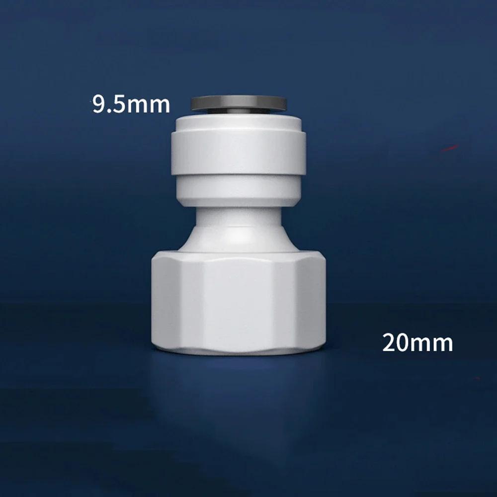 1/4" 3/8" OD Tube Tap Shut Off Ball Valve POM Quick Fitting Connector Tee Elbow Reducer Aquarium RO Water Filter Reverse Osmosis