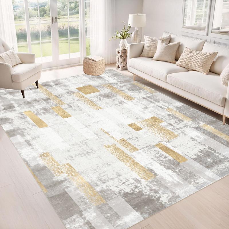 Minimalist Home Carpet Nordic Style Retro Living Room Decor Rug Bedroom Bedside Non-slip Mat Multiple Sizes for Daily Home Decor