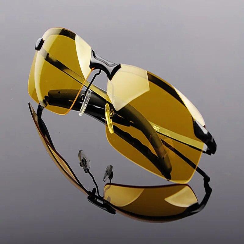 Ochelari de vedere nocturnă Protecție Sporturi de călărie Ochelari de soare polarizați noi pentru bărbați Șofer Conducere