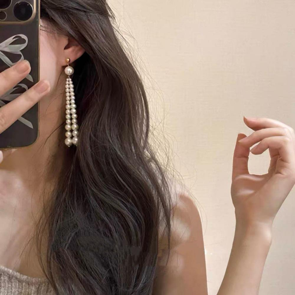 Cercei cu perle Cercei de damă de înaltă calitate