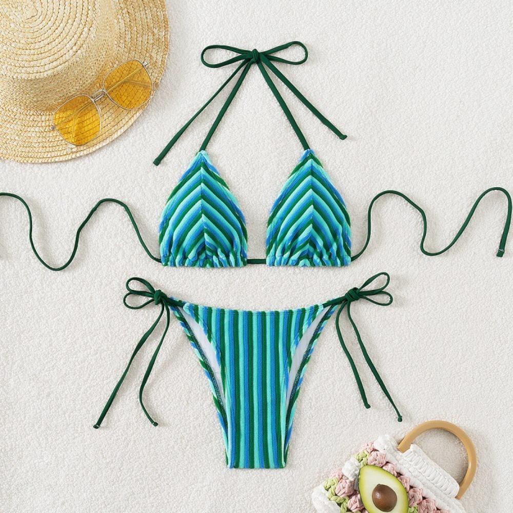 

Полотенце Ткань Ремешок На Шею Бикини Купальники Летний Пляжный Отдых Купальник L темно-зеленого