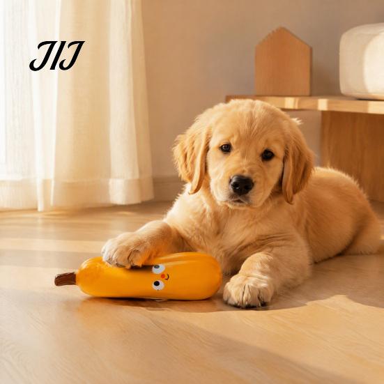 Naturlatex Welpen Zahneinlage Spielzeug Realistisches Obst und Gemüse Hund Kauspielzeug, Quietschendes Spielzeug für Welpen, Sicher Haustiere Bissfest Interaktiv