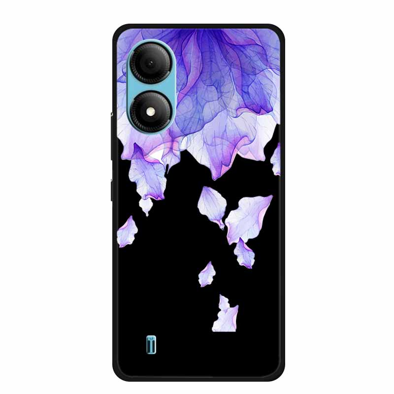 Funda For ZTE Blade A33S Case Cute Cartoon Cat Black Silicone Soft Phone Case For ZTE A33S Back Cover Case A 33 S 33s Coque Capa