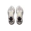Li Ning Beicheng Cushioning Slip Resistant Abrasion Resistant Support Low top Chunky Sneakers Women's White Gray AGCT426-1
