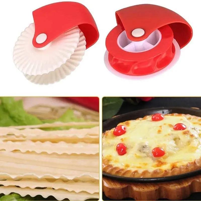 Cutting Wheels Dough Cutter Roll for Pizza Pastry Kitchen Utensils for Pizza and Confectionery Plastic Cutter Kitchen Tools Food