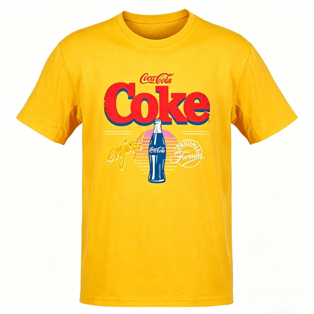 2026 Cola Enjoy Coke Retro Original Formula Unisexs Tshirt Unisex Style Both Of Unisex And Unisex