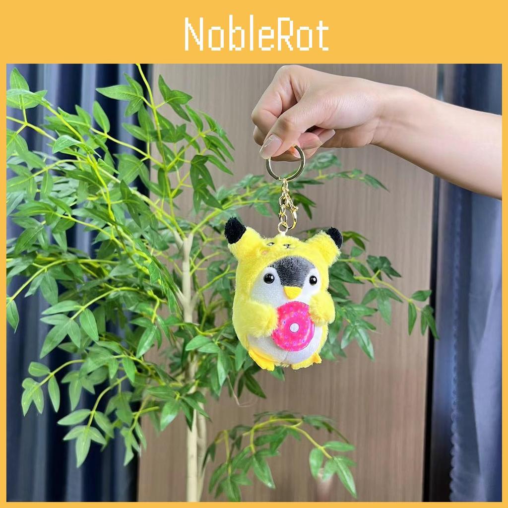 Plush Penguin Whimsical Toy Keychain Lovely Animal Pendant Perfect Backpack For