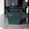 KACACAO Klassisches ABS-Klopfset, Barista-Werkzeug, verbesserte rutschfeste Handhabung, schwarzer Espresso-Kaffeesatz-Organizer