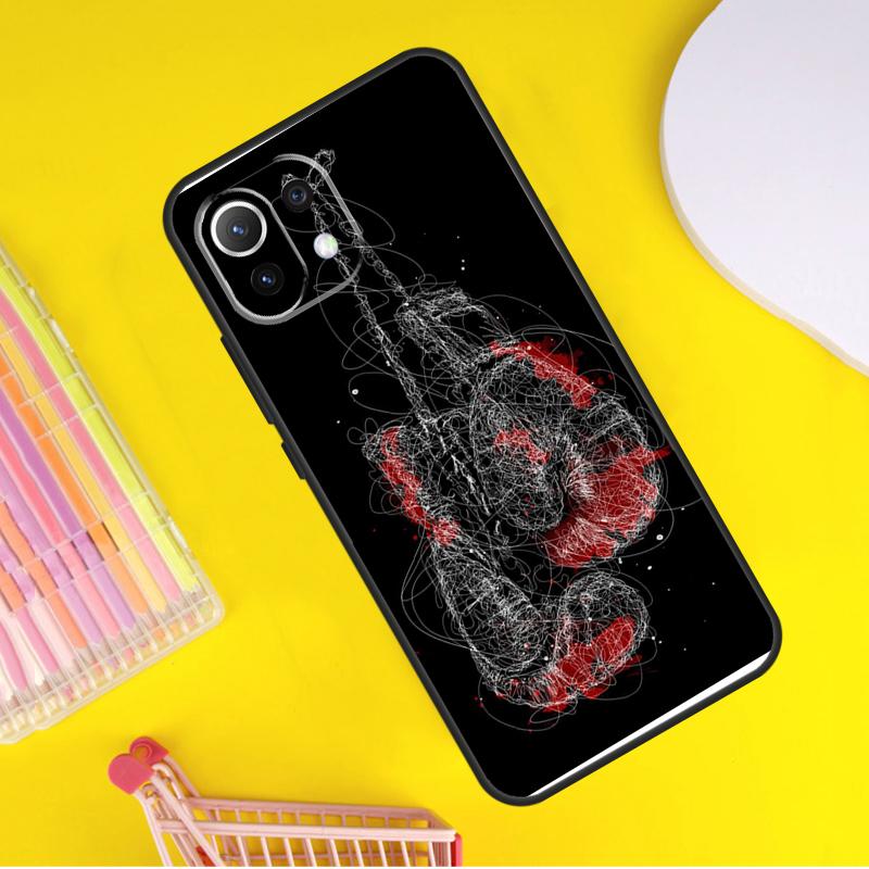 Boxing Gloves Cover For Xiaomi 14T Pro 11T 12T 13T 13 14 Ultra POCO X7 Pro X3 X5 F3 F5 F6 M6 X6 Pro Case