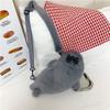 Adorable Seal Plush Handbag Portable Autumn Winter New Cute Seal Fur Bag Ladies Handbag Soft Women Girls Pouch Bag