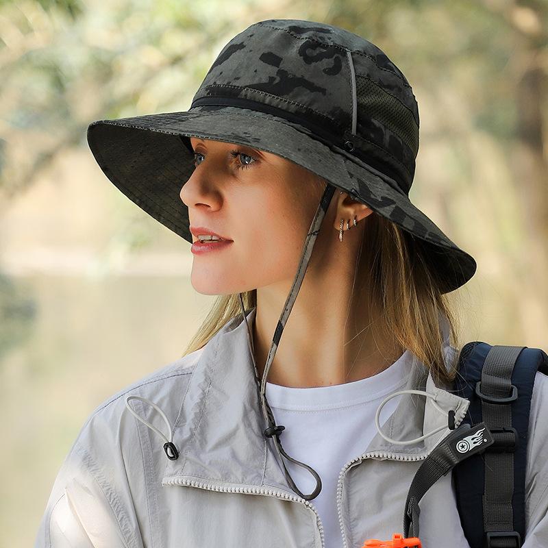 

Sun Hats for Women with Ponytail Hole Wide Brim Outdoor Hat Packable Summer Beach Hiking Fishing Hats Adjustable